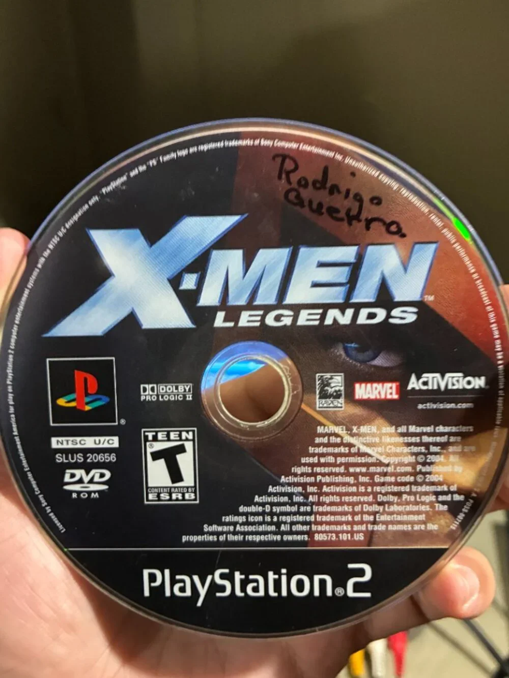 X-Men Legends (Sony PlayStation 2, 2004) PS2 Disc Only!
